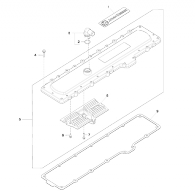 Group 11: Rocker Arm Cover 第11組：搖臂套