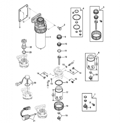 Group 35: Secondary Fuel Filter  第35組:燃油濾清器&amp;ldquo;GM93289,&amp;rdquo;&amp;ldquo;GM93285,&amp;rdquo;&amp;ldquo;GM91650,&amp;rdquo;&amp;ldquo;GM85414,&amp;rdquo;&