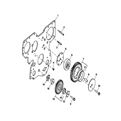 Group 36: Front Plate & Crankshaft Upper Idler Gears,  第36組：前板&曲軸上惰輪，“GM93289,”“GM93285,”“GM91650,”“GM85414,”“GM85412,”“GM8541