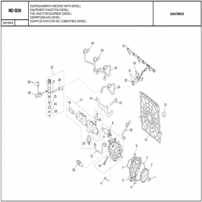 MANITOU MHT-X 790曼尼通礦用叉車 約翰迪爾4045HMC85發(fā)動機燃油噴射設備 （柴油）