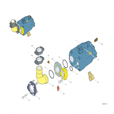 安百拓Epiroc ST7 地下鏟運機 泵組 - 主泵組