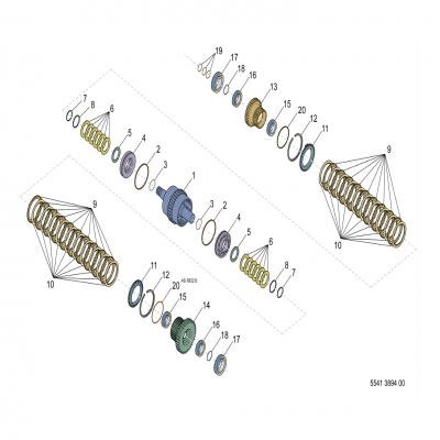 安百拓Epiroc ST7 地下鏟運機 變速箱 軸  活塞密封 齒輪 軸承